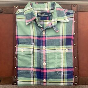 Polo Vintage plaid twill shirt